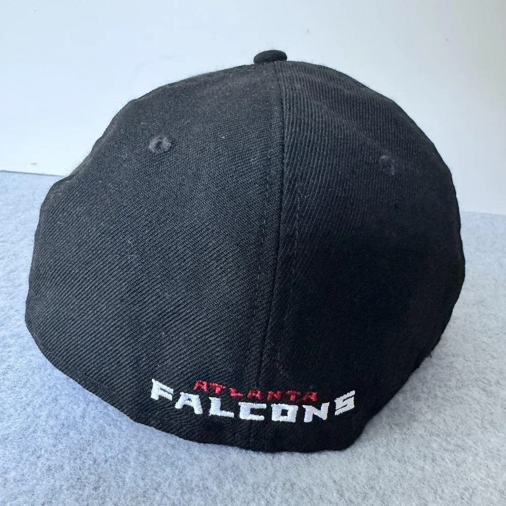 Atlanta Falcons Hat Cap Fitted Mens 7 5/8 Black NFL Football New Era 59FIFTY